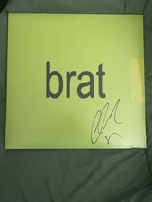 Signed BRAT CHARLI XCX Vinyl Record - Music Memorabilia, Autographed Cover picture