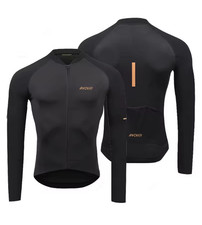 Rvouei Breathable Long Sleeve Cycling Jersey Set Bib Pants Ropa Maillot Ciclismo picture