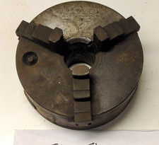 The Skinner Chuck Co. No. 3806 Manual Lathe Chuck 3-Jaw Plain Back picture