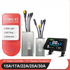 E-bike Sine Wave KT Controller 36V 48V 15A/17A/22A/25A/30A with LCD LED Display picture