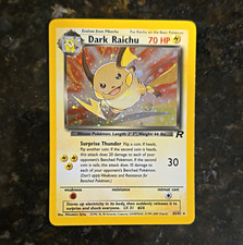 Wizards of the Coast Pokémon TCG Dark Raichu Holo Team Rocket 83/82 EN 2000 picture