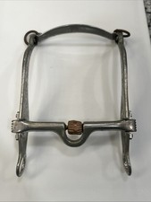 Vintage Original Sliester Stainless Western Horse Curb Bit 5 1/4” Copper picture