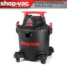 Shop-Vac 8 Gallon Wet/Dry Vacuum, 6.0 Peak HP, Stainless Steel Tank picture