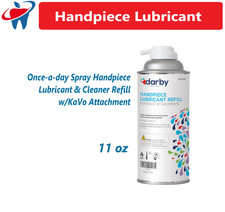 Dental Once-a-day Spray Handpiece Lubricant & Cleaner w/KaVo Attachment, 11 oz picture