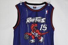 NIKE VINTAGE TORONTO RAPTORS VINCE CARTER 2XL Men's Stitched NBA Jersey Purple picture