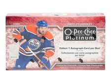 2022/23 UPPER DECK O-PEE-CHEE PLATINUM HOCKEY HOBBY BOX picture