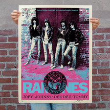 Ramones 50th Anniversary OBEY GIANT Official SIGNED Shepard Fairey In Hand picture