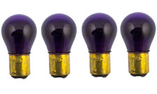 4x 1157 Purple 12v Light Bulb Auto Brake Stop Signal Turn Tail Lamp S8 Car Lot picture