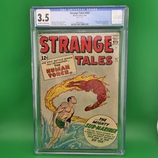 Strange Tales #107 1963 Human Torch Vs Namor CLASSIC Cover CGC 3.5 Marvel Comics picture