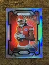 2023 Panini Prizm Rookie Variation Rashee Rice #326 Silver Prizm Chiefs RC SSP picture