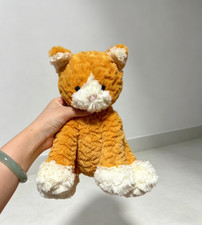 Retired Hard To Find Jellycat Fuddlewuddle Ginger Cat Plush 9