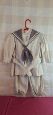 Antique 1920s Young Boys' Child Sailor Suit for Big Antique Doll or large Bear picture
