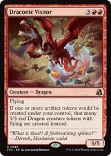 MTG FRA R Draconic Visitor #80 NM picture