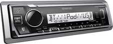 Kenwood KMR-M332BT Car Marine Stereo w/ Bluetooth USB MP3 Aux AM FM Multi Color picture