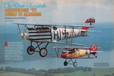 Javier Arango's Silver Pfalz D III Frank Ryder's Albatross Vtg Magazine Excerpt picture