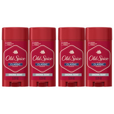 Old Spice Classic Men's Deodorant Solid Stick Original Scent 3.25 oz 4 Pack picture
