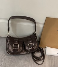 Ashton Bag In Signature Jacquard Oak/Maple CBJ00 Outlet NEW picture