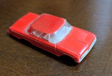 Vintage Aurora T Jet 1963 Ford Galaxie 500 XL Hardtop Red HO Slot Car Body only picture