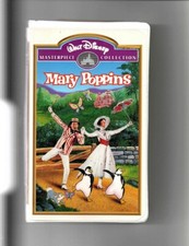 Walt Disney -Mary Poppins - sealed RARE 1996 VHS Masterpiece Collection #023 picture