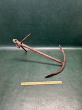 Antique Cast Iron Kedge  Anchor  ~ Maritime Nautical  Sea Anchor  19.5