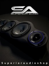 Universal Speaker Panel 4x6.5 2xTweeters Roof Rack Includes Speakers Black picture