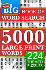 Big Book of Large Print Word Search Puzzles  5000 Words 224 Themed Puzzles picture