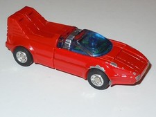 Vintage Tonka Gobots Red Super Car Turbo 1982 Complete Original Tires No Repro picture