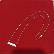 14k white gold necklace  picture