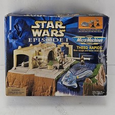 Star Wars Episode I Micro Machines Theed Rapids Playset Galoob 1998 Open Box New picture