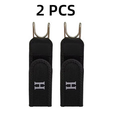 2PCS Tactical Metal Hook Elastic Belt Buckle-Less Invisible Waist Belt Closure picture