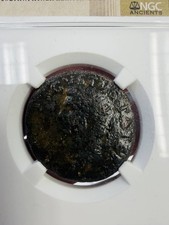 Augustus (Posthumous, under Tiberius), AE As NGC Ancients Certified picture