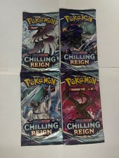Chilling Reign Single Booster Pack Pokemon New Sealed Mint picture