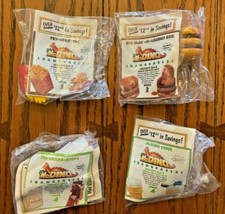 1990 MCDONALDS MCDINO CHANGEABLES LOT OF 4 - BIG MAC SHAKE CONE FRIES picture