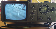Vintage Sylvania Mini Combo CRT TV & AM/FM Radio - Tested & Working 1979 picture