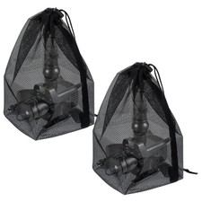 2 Pack Pond Pump Filter Bag Water Filter Pump Cover Mesh Barrier Bags picture