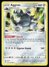 Pokemon Aggron Holo Rare 123/189 SWSH03: Darkness Ablaze Holofoil NM picture