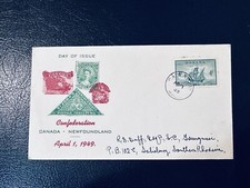 Canada 1949 FDC COVER CONFEDERATION CANADA - NEWFOUNDLAND picture