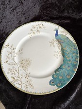 222 Fifth Peacock Garden Dinner Plates, Set If Two picture