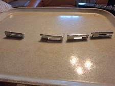 Vintage 1957 1958 DODGE Chrome Metal OEM Block Emblem picture
