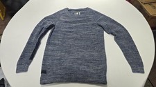 G-Star RAW blue knit sweater, size large. picture