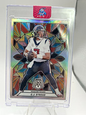 C.J. Stroud 2024 Panini Mosaic Football Stained Glass Insert Texans #SG-8 picture