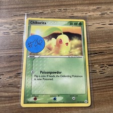 Pokemon TCG Chikorita Common Reverse Holo Hidden Legends 55/101 picture