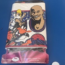 VTG Michael Jordan Tunes Squad Looney Tunes Wall Paper Border 7”X 5 Yds Sealed picture