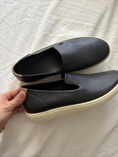 ecco soft 7 Black Women's Comfort Leather Shoes Size 7 picture