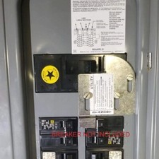 Generator interlock kit for Square D QO and Homeline 150 - 200 Amp Main Panel picture