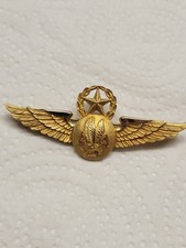 VTG AMERICAN AIRLINES 1/20th 10K GF SENIOR PILOT CREW WINGS 40s 50's AA LOGO HTF picture