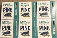 LOT OF 6 Duke Cannon Everlasting Puck Soap - Illegally Cut Pine - 5oz picture