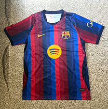 Nike FC Barcelona Dri-FIT Soccer Jersey G. Jesus #9 Blue Red Size M picture