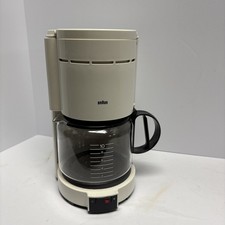 Braun White 10 Cup Drip Coffee Maker Type 4057 Made In Germany picture