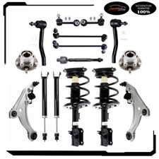 16pc For 2009 - 2014 Nissan Maxima Front Struts Control Arm w/Ball Joint Tie Rod picture